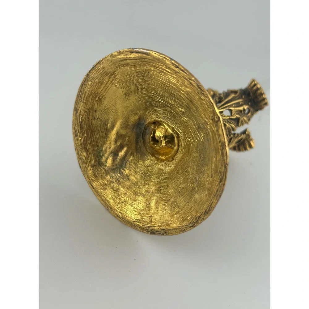 Vintage Ornate Matson Bud Vase Gold‎ Filigree